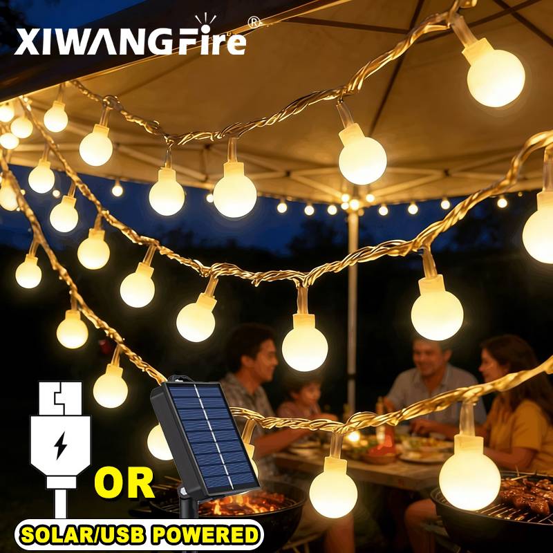 Lighting Decoration Ideas - Светодиодные гирлянды 3-10 м на солнечных