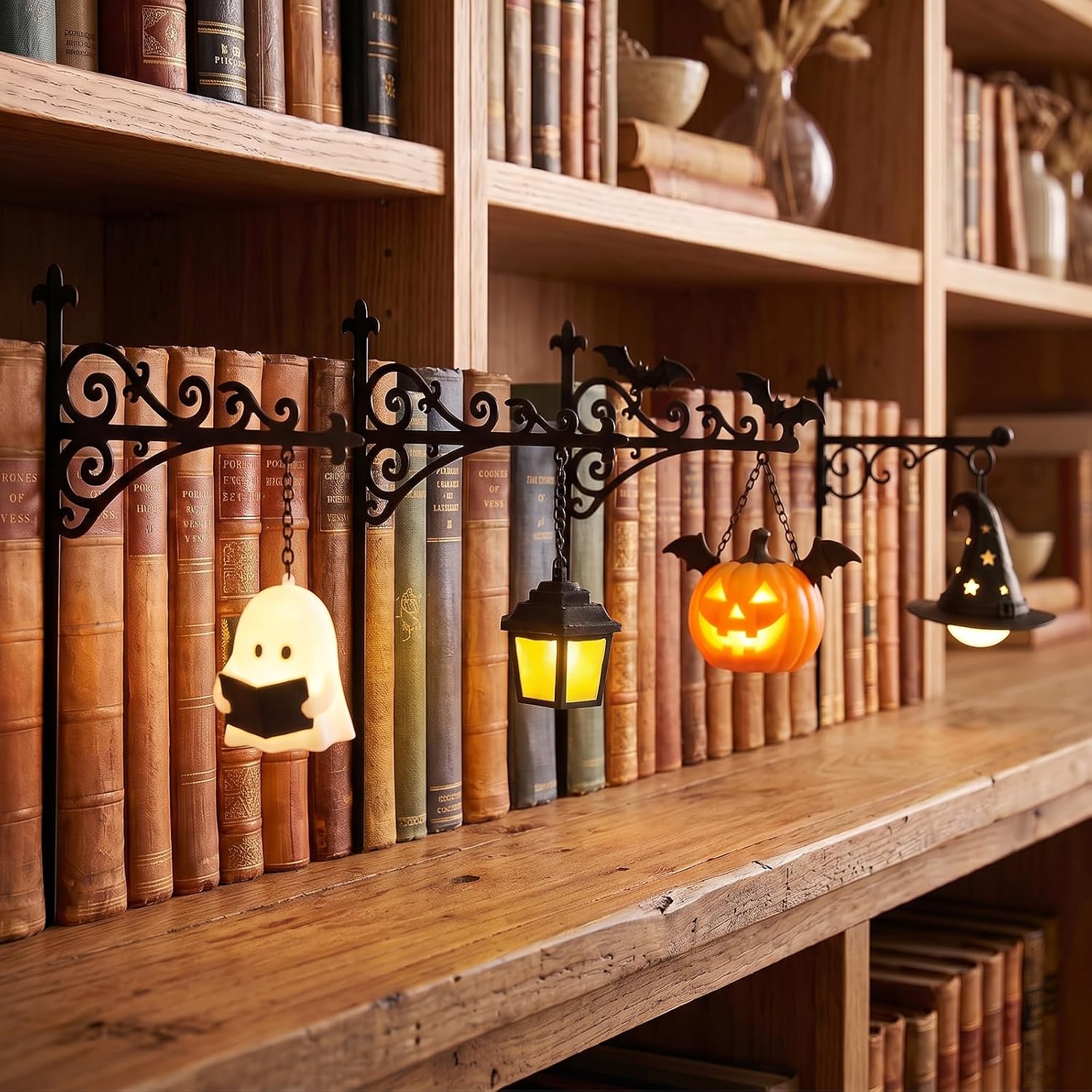 Lighting Decoration Ideas - Библиотечный фонарь-декоративное освещение для книжной полки,