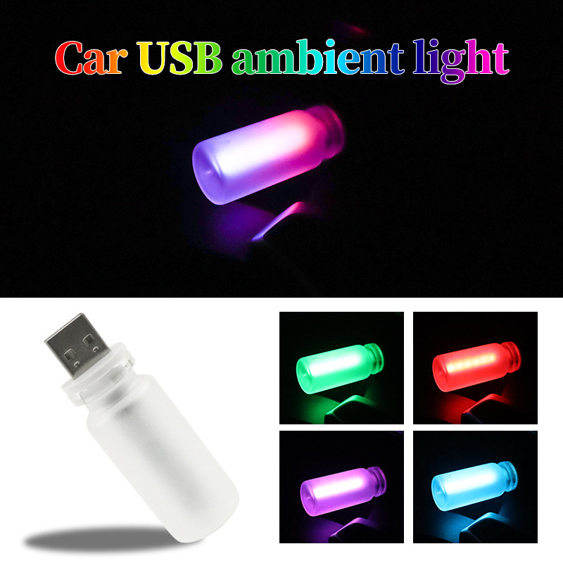 Lighting Mcqueen Bedroom Decor - Автомобильный USB-ночник с сенсорным управлением, диммируемая