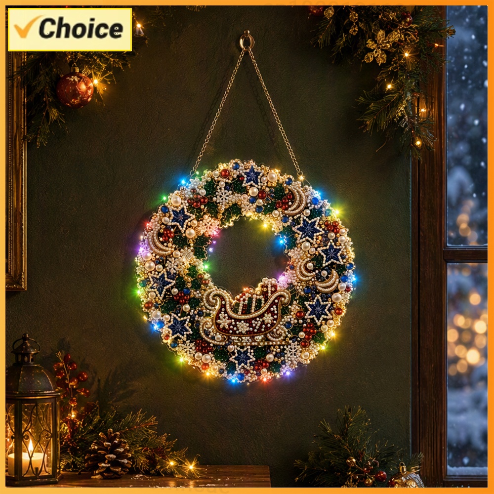 Up Lighting Decor - Набор для самостоятельного изготовления рождественского венка