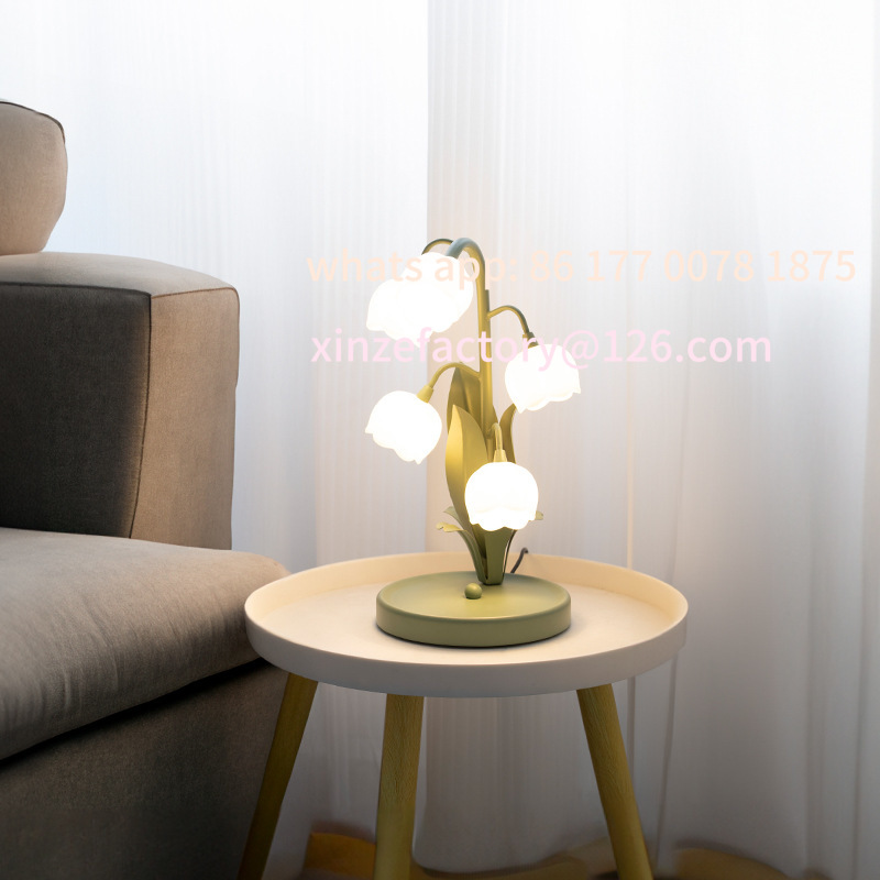 Decor Lighting Cy - Настраиваемая светодиодная настольная лампа с цветком,
