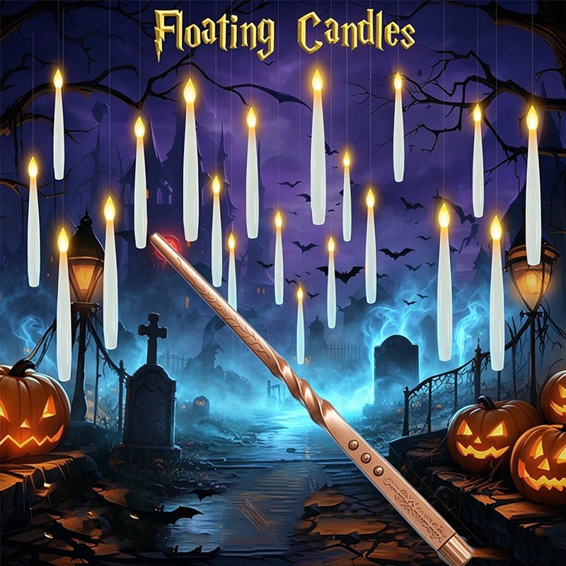 Lighting Decoration Ideas - Волшебные плавающие свечи с пультом управления,