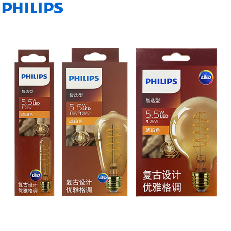 Philips Bulb Led Classic - Декоративная светодиодная лампа Philips Soft Amber