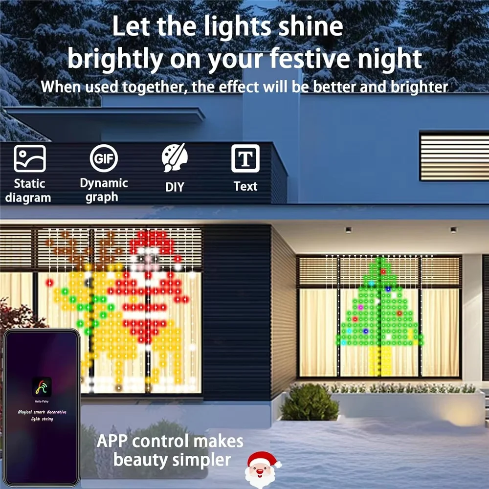 Умные светодиодные гирлянды-шт – обзор и цена Lighting Christmas Decor