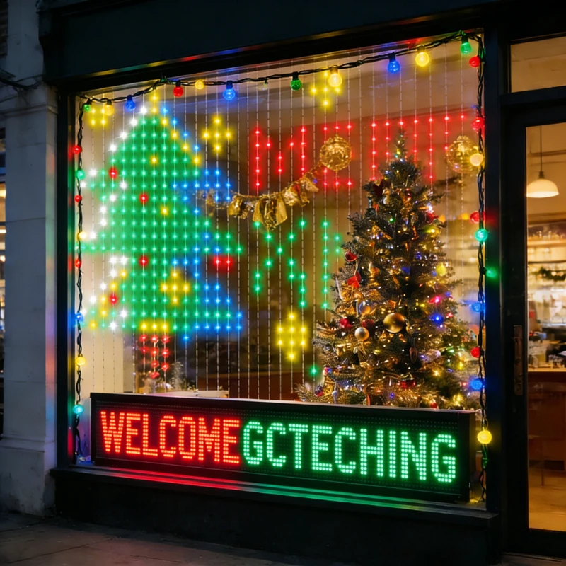 Умные светодиодные занавески н – обзор и цена Lighting Christmas Decor