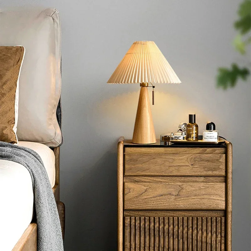 Ретро-настольная лампа с плисс – обзор и цена Lighting Decor Bedroom