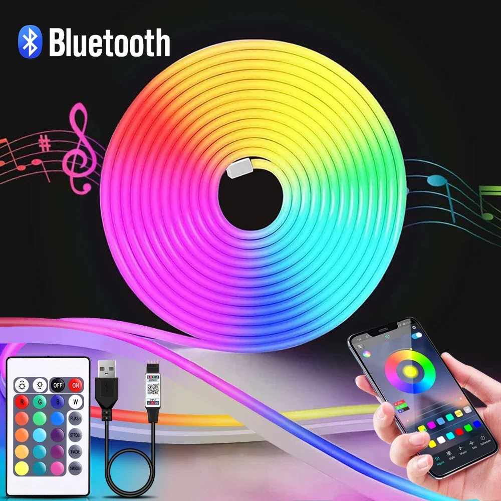 1-5 м RGB светодиодный неоновы – обзор и цена Lighting Decoration Ideas